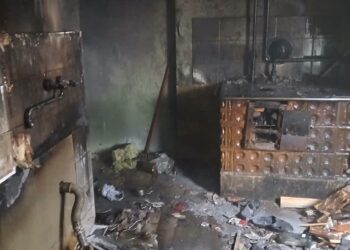 Pożar domu w Rybakowie