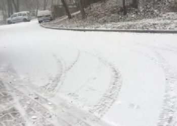 Opady śniegu w Gorzowie. Uważajcie na drogach