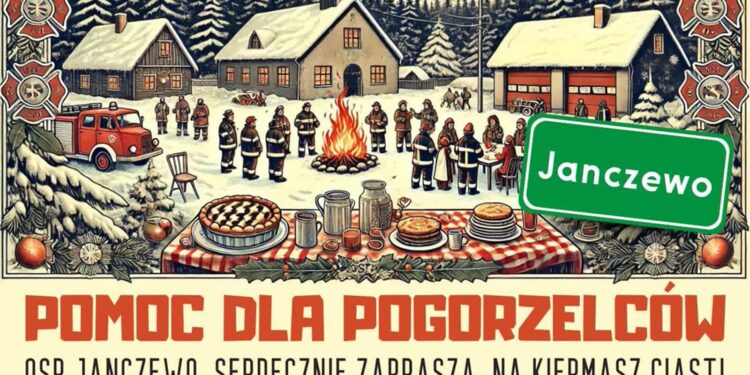 Smaczny kiermasz w Janczewie. Na pomoc pogorzelcom