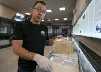 Odrestaurowane artefakty z MRU. Odnaleziono dokumenty niemieckich jednostek stacjonujących na Lisiej Górze