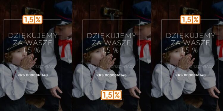 Pomagaj lokalnie: 1,5% podatku zostaw w Gorzowie! SPZTL Mali Gorzowiacy