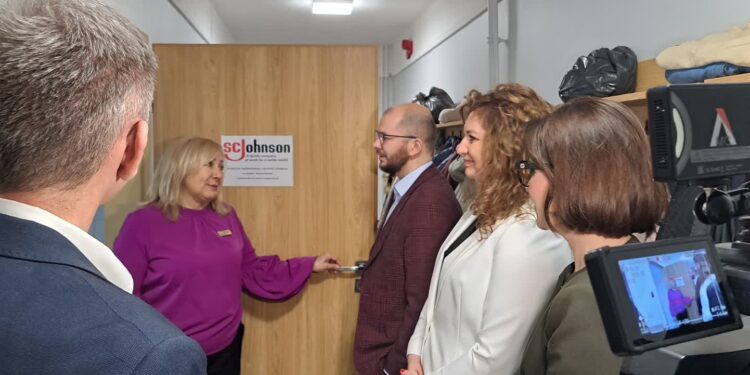 Michał Braun z wizytą w gorzowskim hospicjum