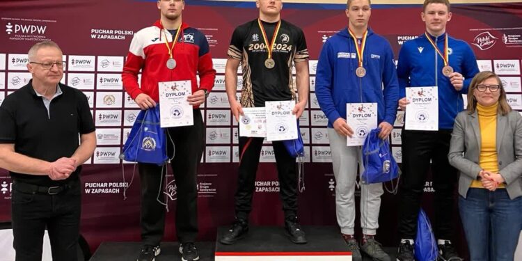 Pierwszy tegoroczny sprawdzian młodych zapaśników
