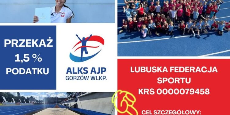 Pomagaj lokalnie: 1,5% podatku zostaw w Gorzowie! ALKS AJP Gorzów