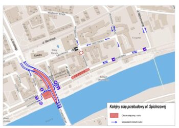 W przyszłym tygodniu zmiany na ul. Spichrzowej