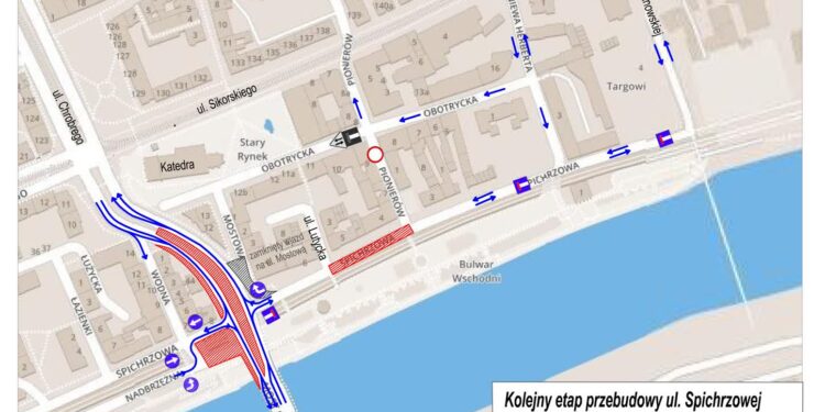 W przyszłym tygodniu zmiany na ul. Spichrzowej