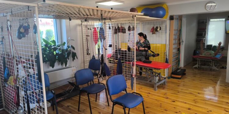 Na zabiegi i ćwiczenia do hospicjum