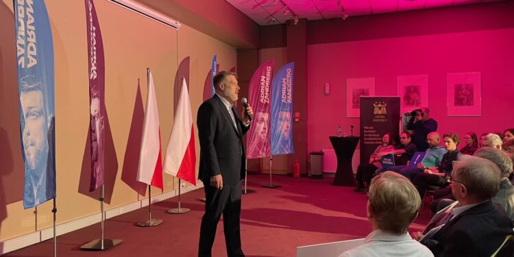 Adrian Zandberg spotkał się z gorzowianami