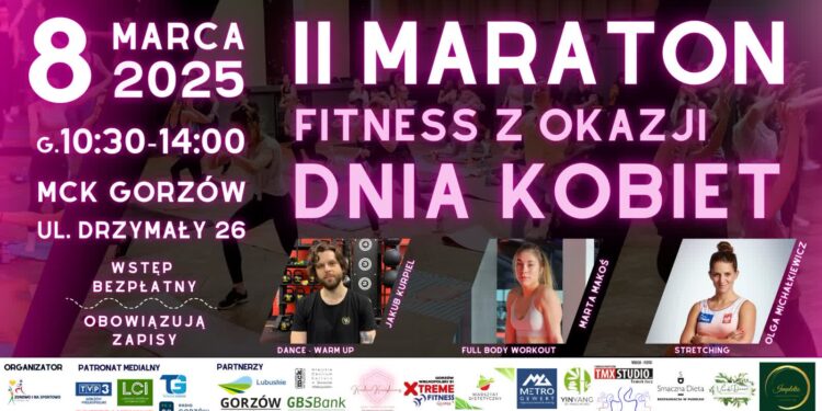 Trzy godziny sportu, czyli II. Maraton Fitness z okazji Dnia Kobiet