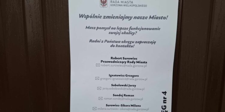 Radni zachęcają do kontaktu