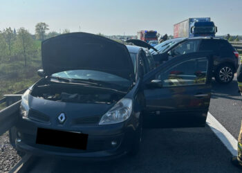 Trasa S3: Wypadek na wysokości Karnina