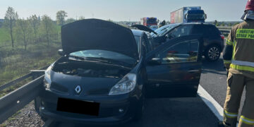 Trasa S3: Wypadek na wysokości Karnina