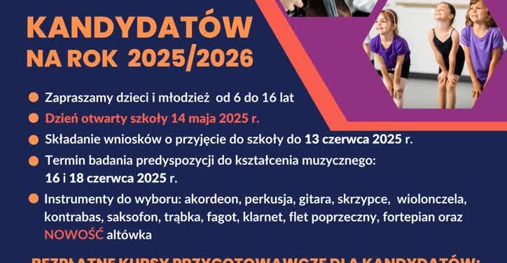 Nabór do szkoły muzycznej przy ul. Teatralnej trwa