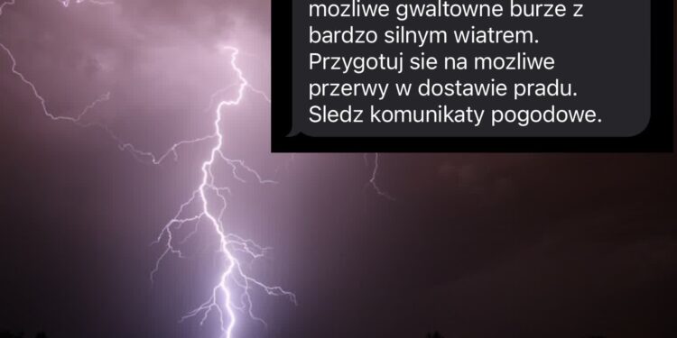 Uwaga na burze i wiatr!