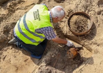 Cmentarzysko z czasów wojny trzydziestoletniej na ul. Spichrzowej [ZDJĘCIA]