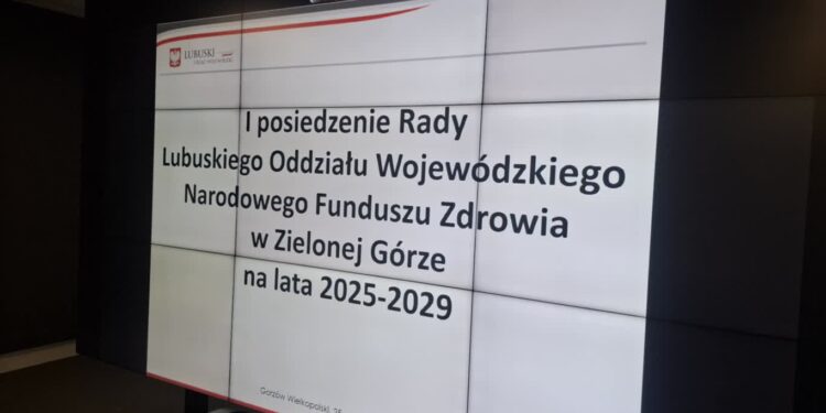 Czym zajmie się Rada Lubuskiego Odziału NFZ?