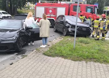 Kolizja na rondzie Górczyńskim