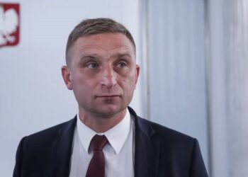 Robert Bąkiewicz. Fot. PAP/Tomasz Gzell