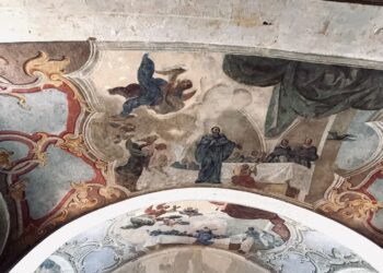 W dawnym klasztorze cystersów odkryto barokowe malowidła