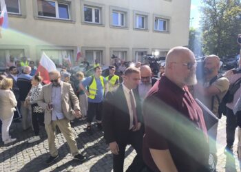 Robert Bąkiewicz przesłuchany w gorzowskiej prokuraturze