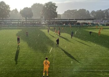 Lechia wyraźnie lepsza od Warty w meczu przerwanym w końcówce przez grad!