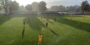 Lechia wyraźnie lepsza od Warty w meczu przerwanym w końcówce przez grad!