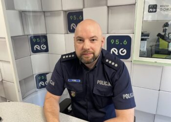 nadkom. Maciej Kimet, rzecznik lubuskiej policji