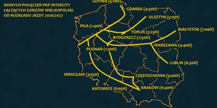 Prezydent Gorzowa za wnioskiem komunikacji.org. Chodzi o więcej kolejowych połączeń