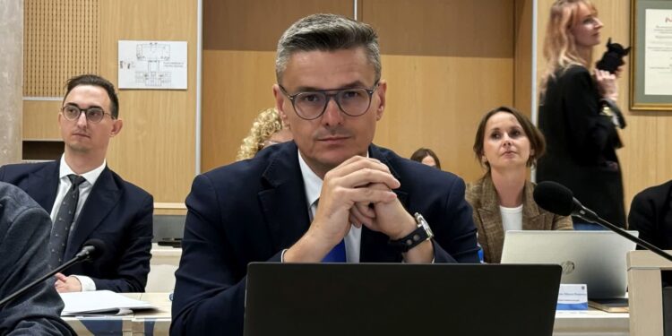 Sebastian Ciemnoczołowski nowym marszałkiem województwa lubuskiego (fot. Krzysztof Filmanowicz)