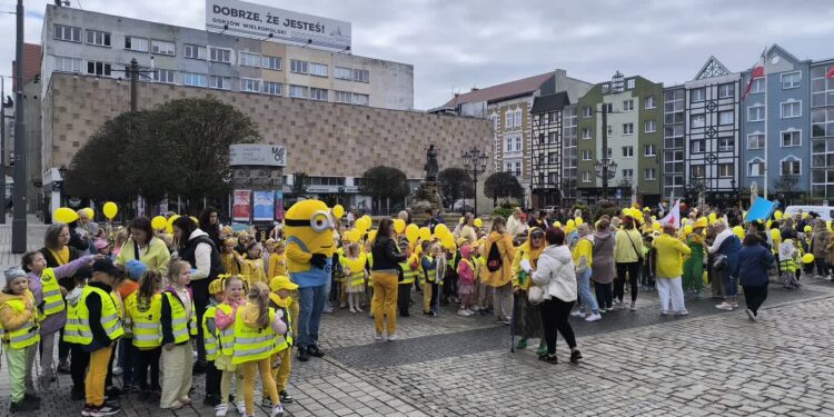 Żółty korowód ponownie na gorzowskich ulicach