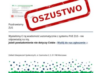 ZUS ostrzega przed oszustami