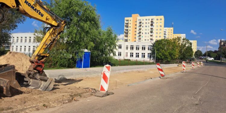 Ruszyła budowa parkingów na Bohaterów Westerplatte w Gorzowie Wlkp.