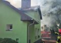 Pożar domu jednorodzinnego w Gorzowie