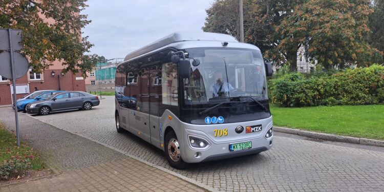 Próbny przejazd minibusów po gorzowskich osiedlach