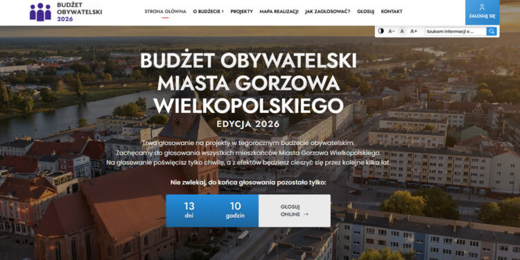 Ruszyło głosowanie w Budżecie Obywatelskim Gorzowa!