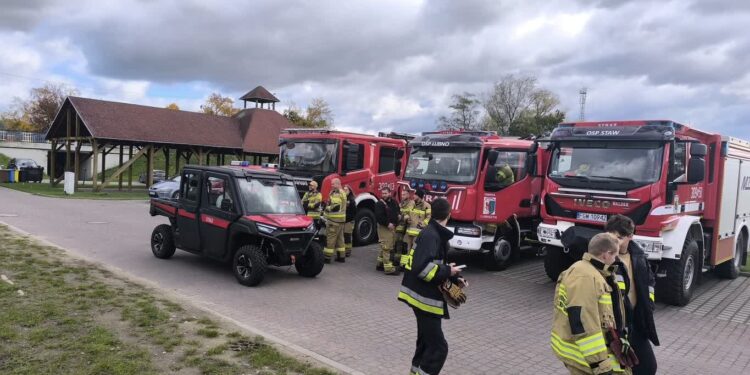 Strażackie ćwiczenia w Santoku