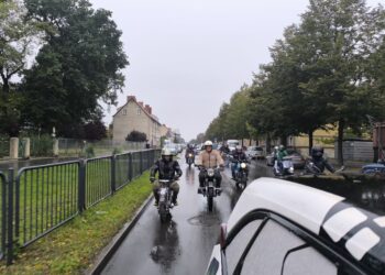 Pogoda im nie straszna! Motocykliści przejechali przez Gorzów