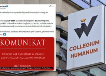 Pierwszy akt oskarżenia w sprawie Collegium Humanum. Przed sądem odpowie 29 osób