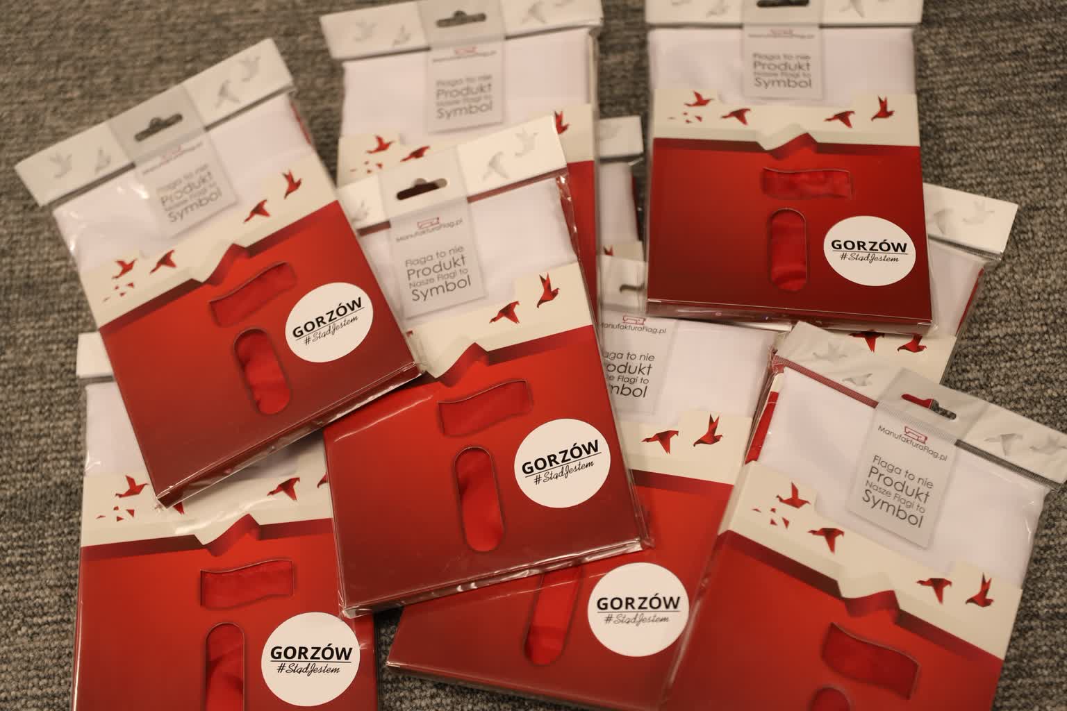 Polskie flagi dla gorzowian