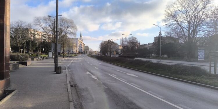 Wigilijny poranek na ulicach Gorzowa