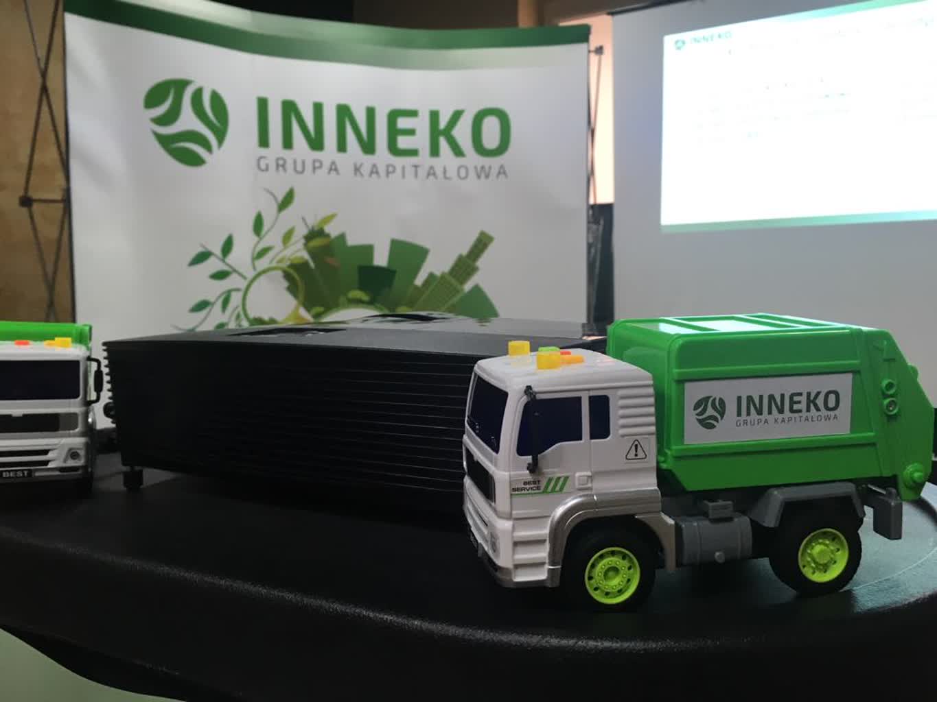 Zyski Inneko mniejsze o połowę