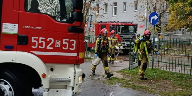 Pożar hali w Stalowej Woli. PSP: największe zagrożenie już minęło