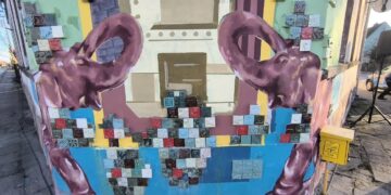 Ceramiczna historia Witnicy ożyła na muralu