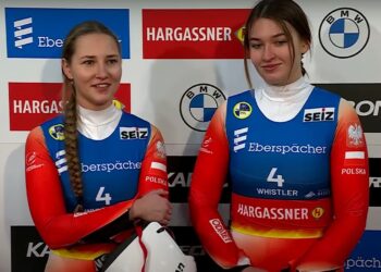 Saneczkarki z Nowin Wielkich po pierwszym pucharowym starcie