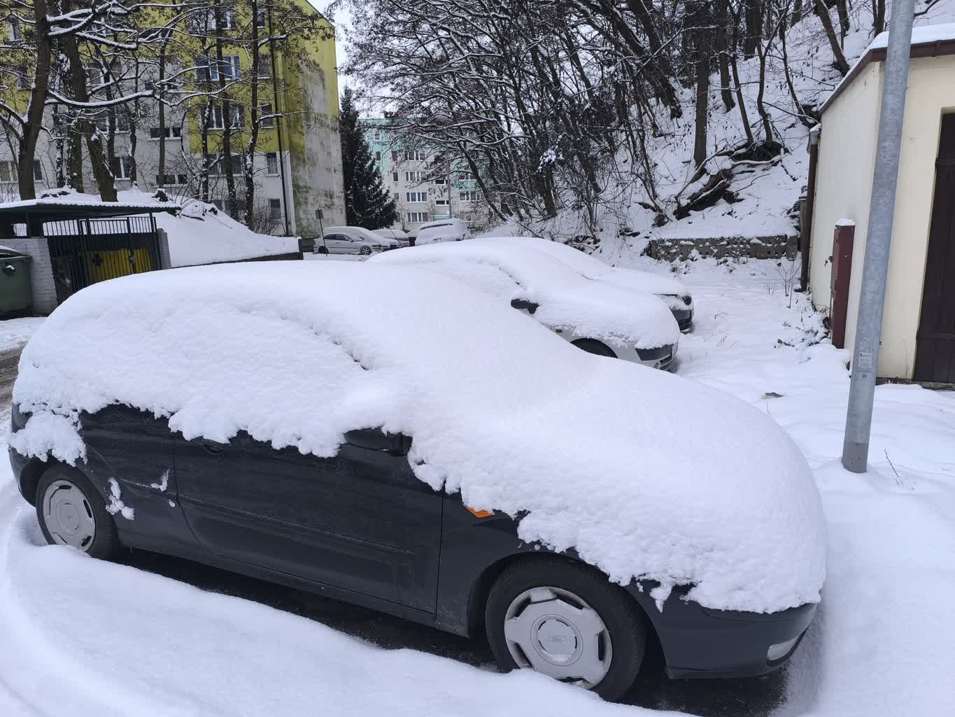 Odśnież auto, by nie płacić mandatu. Odśnieżanie samochodu to obowiązek