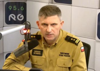 Dariusz Szymura, komendant Straży Pożarnej w Gorzowie