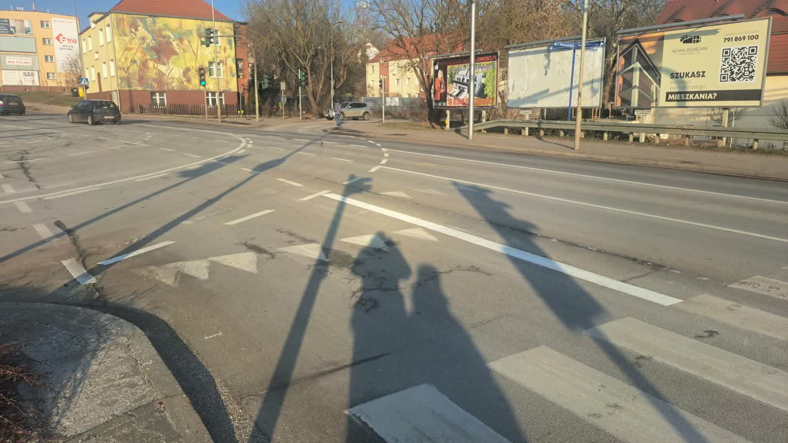 Odmalowano pasy na Rondzie Santockim w Gorzowie