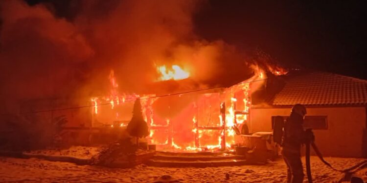 Bez ofiar w pożarze domku na Osiedlu Poznańskim