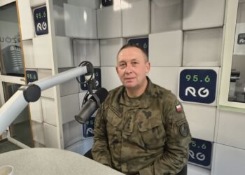 kpt. Tomasz Kozłowski, oficer prasowy 15. Lubuskiej Brygady Obrony Terytorialnej