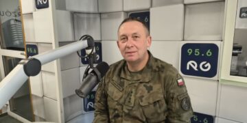 kpt. Tomasz Kozłowski, oficer prasowy 15. Lubuskiej Brygady Obrony Terytorialnej